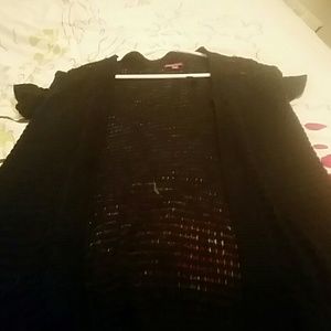 Black cardigan
