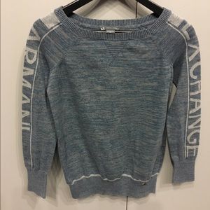 Navy Blue and Gray Sweater