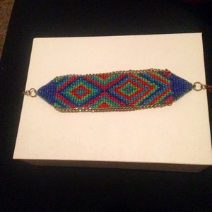 Beaded wrap bracelet