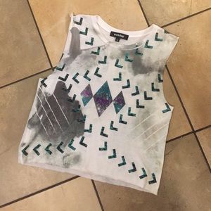 Small Galaxy Crop Top