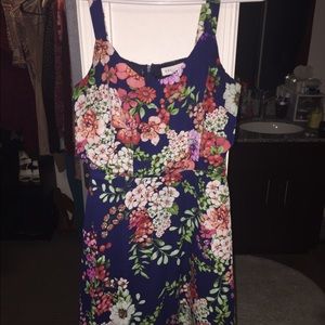 Floral Navy Dress
