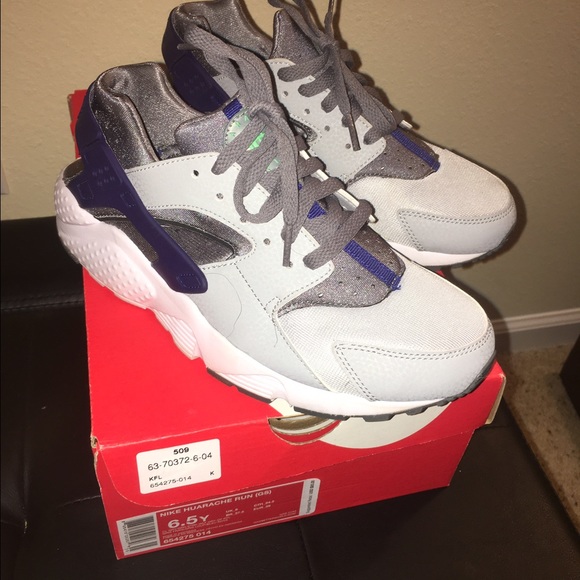 Huarache's (Gray, Blue, White)