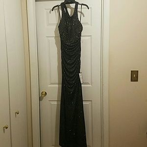 Calvin Klein black formal dress