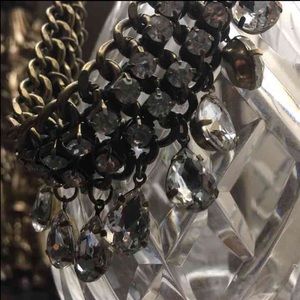 Vintage diamond crystal necklace Make an OFFER!