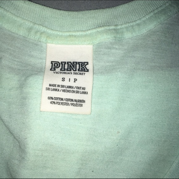 PINK Victoria secrets v-neck t-shirt - Picture 3 of 4
