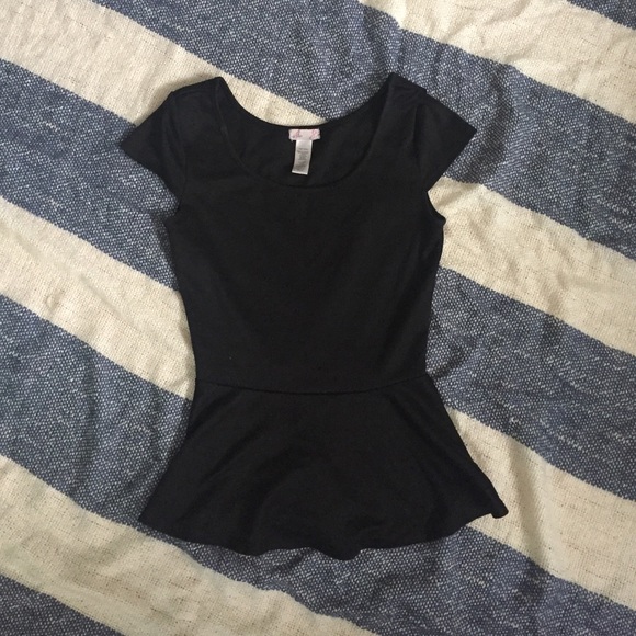 Black Peplum