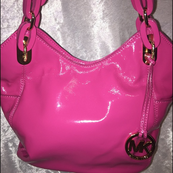 Michael Kors Hot Pink Patent Leather handbag