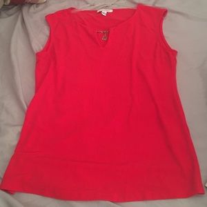 Red Calvin Klein blouse