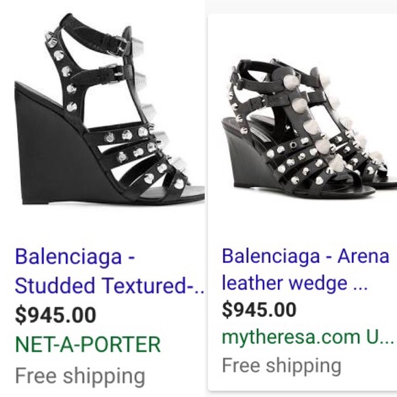 balenciaga studded textured wedge - Picture 4 of 4