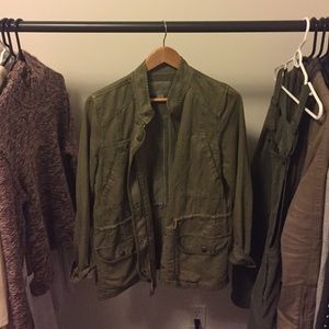 Hinge military jacket