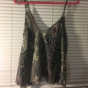 Paisley flowy tank