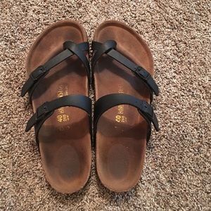 Size 10 black birkenstocks