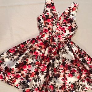 Gracia Floral Skater Dress - Size S