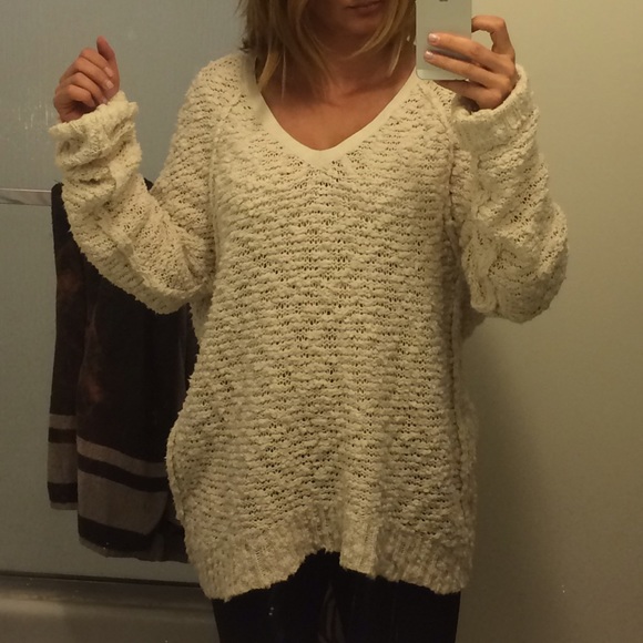 Free People V Neck Sweater - Picture 2 of 2
