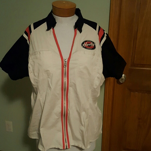 Harley Davidson collar shirt