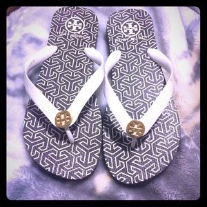 Authentic Tory burch flip flops