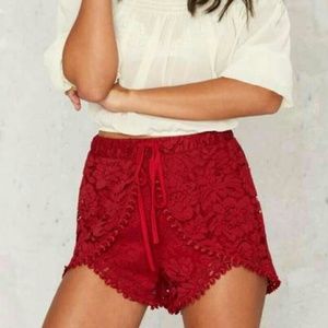Firecracker Lace Shorts