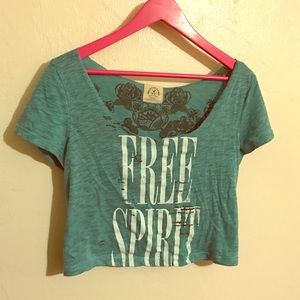 Final sale! "Free Spirit" American Eagle crop top