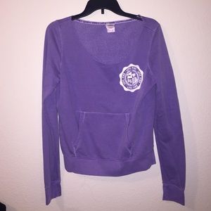 Pink by Victoria's Secret purple pull over hoody
