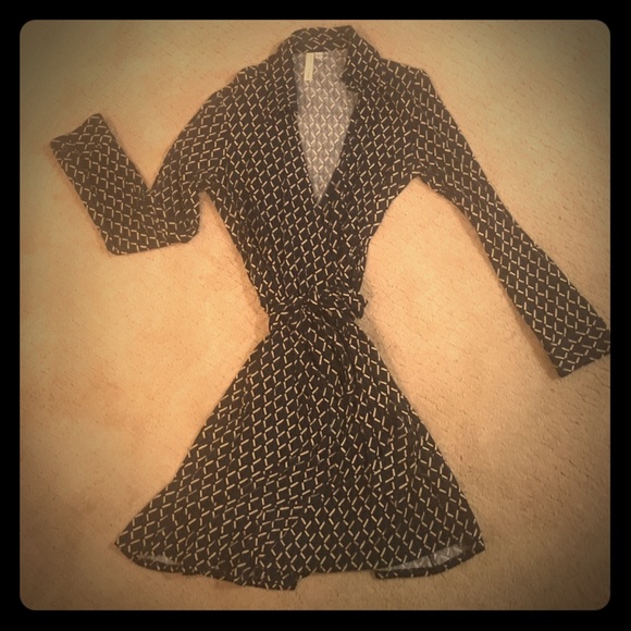 Collared Wrap dress