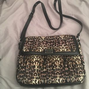 Nine West Cheetah print cross body bag