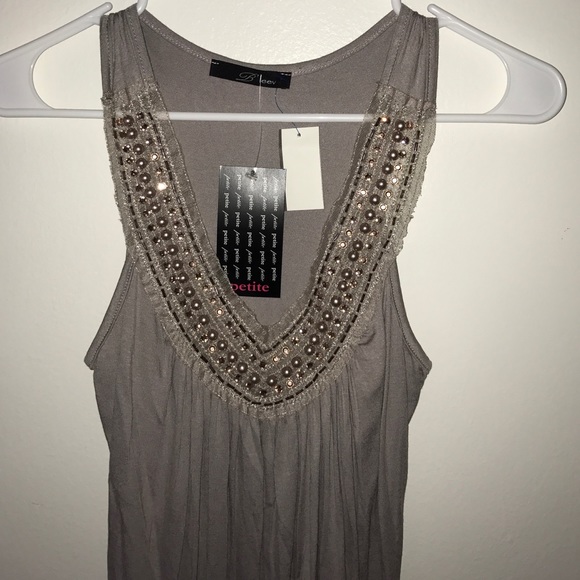Beautifully embellished light cotton top