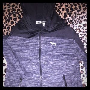 NEW Cute Black and marl gray VS Pink hoodie!!