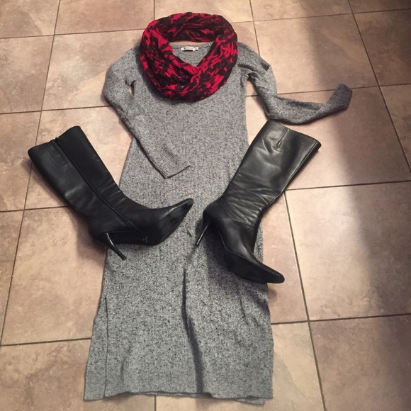 NOT FOR SALE!!! Salt and pepper sweater dress