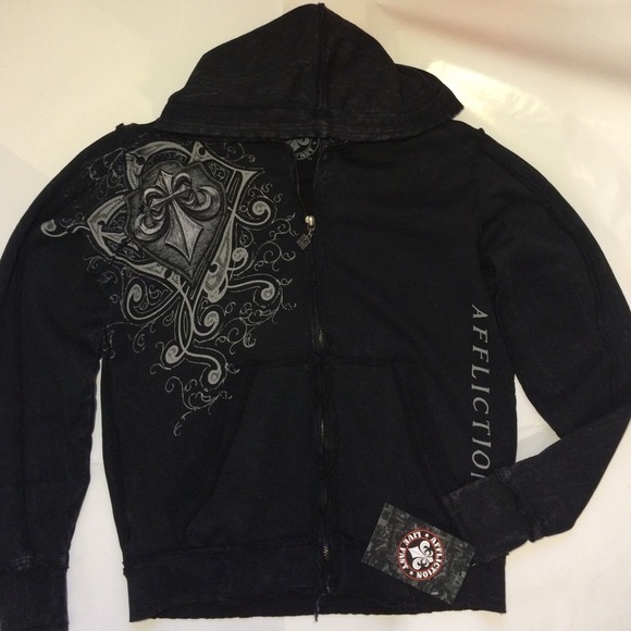 Affliction Jacket -Live Fast Hooded SALE🇺🇸 - Picture 3 of 6