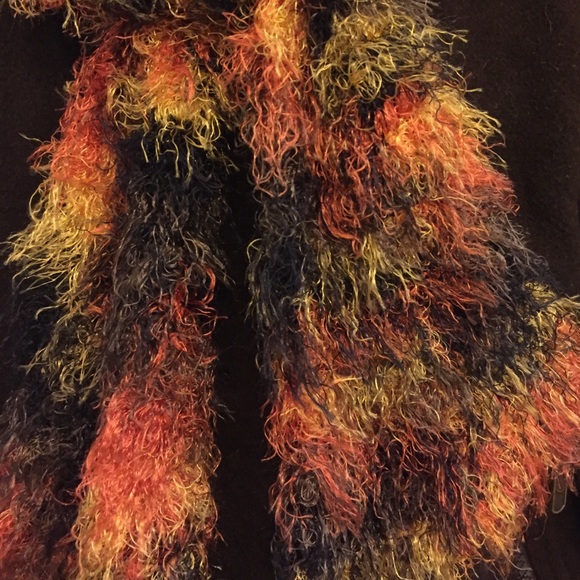 Fall colored handmade scarf