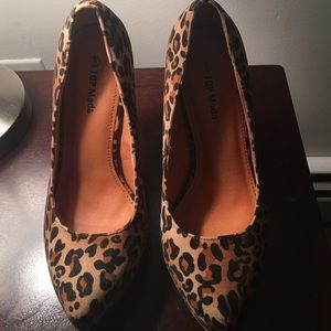 Cheetah print heels