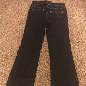 NWT White House Black Market wide leg black jean 2