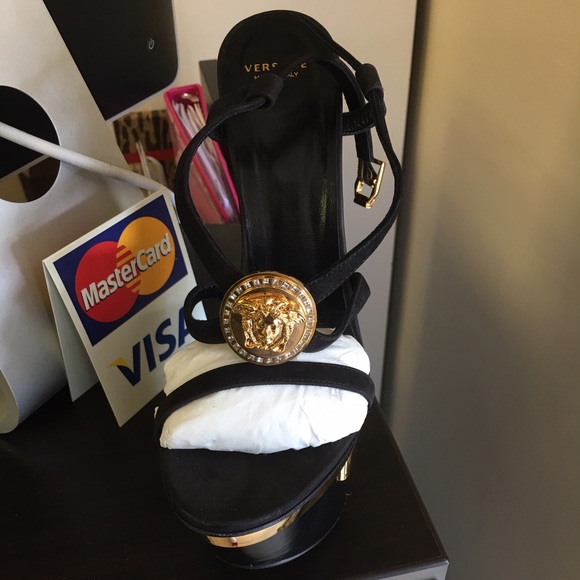 Like new Versace heels only used once