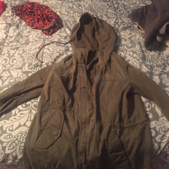Army green jacket