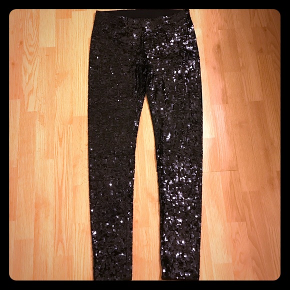 EXPRESS FULL SEQUIN LEGGINGS