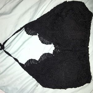 Crocheted Crop/Bra top