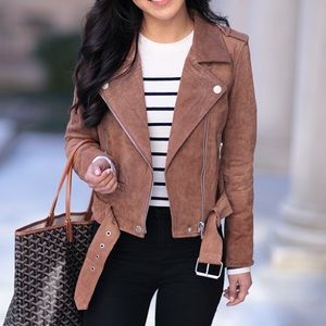 Blank NYC Suede Moto Jacket