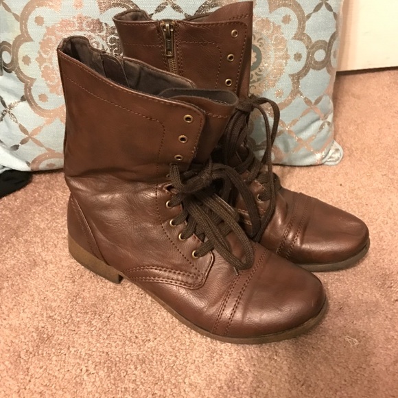Target Brown combat boots