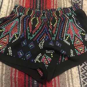 Colorful patterned shorts