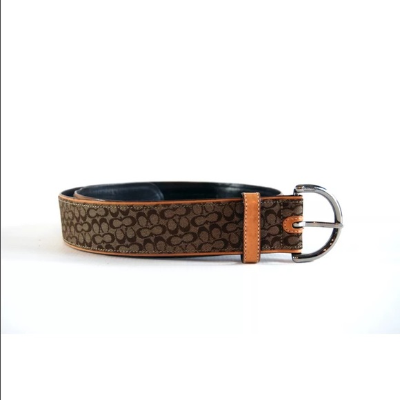 Coach Accessories - Coach size small brown signature C wide belt Coach Accessories - Coach size small brown signature C wide belt