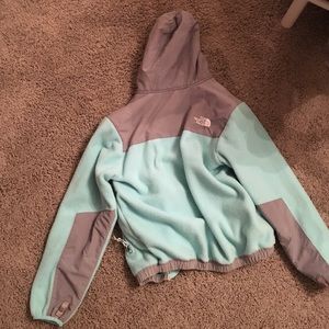 Fleece jacket with water proof hood