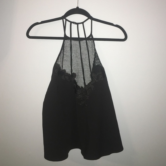 Open Back Halter Top