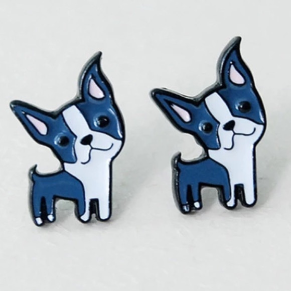 Jewelry - 🎁Cartoon Cute Boston Terrier Earrings 🎄