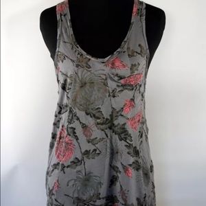 Wilfred Tops - Wilfred tunic top in a gray and purple pattern XS Wilfred Tops - Wilfred tunic top in a gray and purple pattern XS
