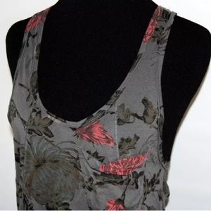 Wilfred Tops - Wilfred tunic top in a gray and purple pattern XS Wilfred Tops - Wilfred tunic top in a gray and purple pattern XS