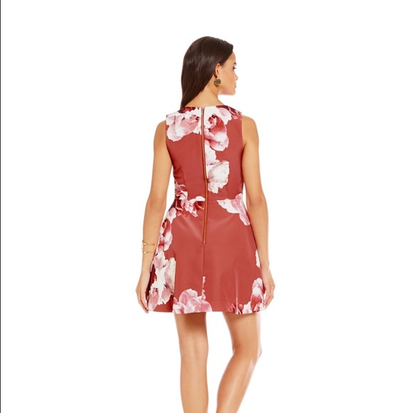 Keepsake | Cocktail Floral Dress//V-neck//A-line// - Picture 4 of 4