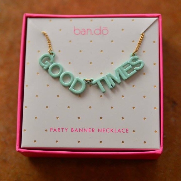🌟Cyber Monday🌟Good Times Ban.do Necklace