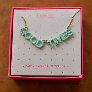 🌟Cyber Monday🌟Good Times Ban.do Necklace