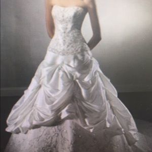 Mori Lee taffeta wedding dress