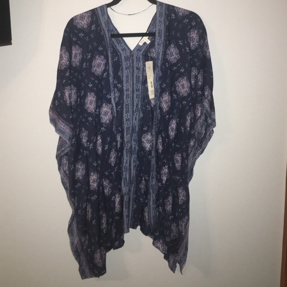 Blue and Purple Kimono